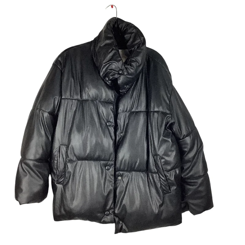 Men's Coats with Inner PocketsJacket Puffer & Quilted By Cmc In Black, Size: M