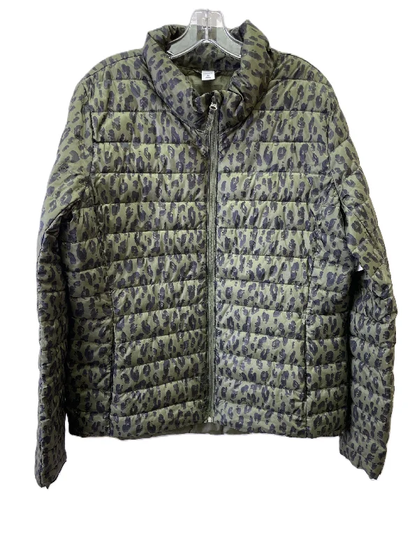 Men's Coats for Casual WearJacket Puffer & Quilted By Old Navy In Green, Size: L