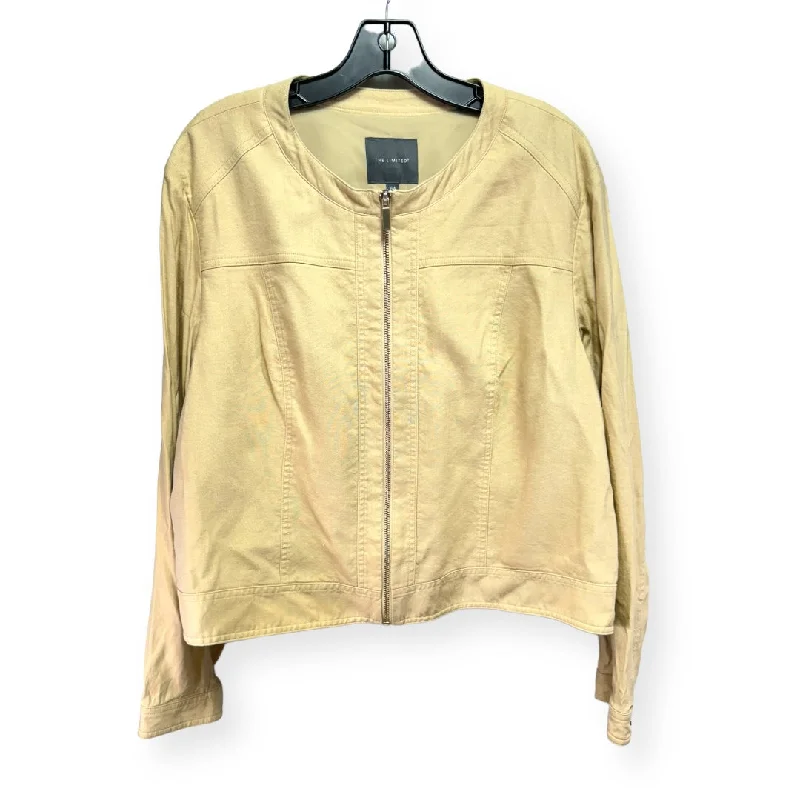 Men's Coats for WorkLinen Beige Jacket Other Limited, Size 16