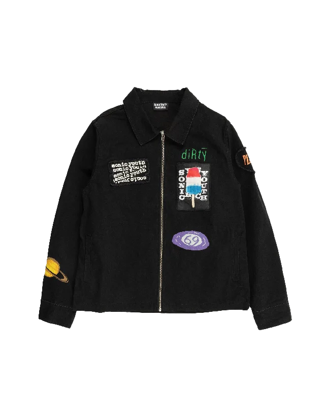 Men's Coats for Rainy WeatherSonic Youth Work Jacket - Black
